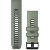 26mm QuickFit Silicone Strap Willow/ Graphite