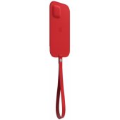 "Leather Sleeve with MagSafe iPhone 12 mini" (PRODUCT) Red