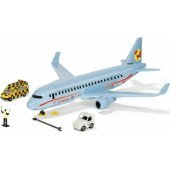 SIKU WORLD airliner toy vehicle (light blue, with accessories)