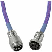 Coiled Cable USB-C to USB-A Purple