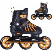Nils Extreme NA18812A speed adjustable orange roller skates r. 29