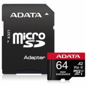 High Endurance 64GB micro SDXC Class 10 + Adapter