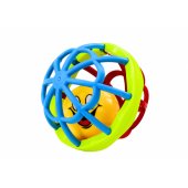 Sensory Ball Rattle Rubber Elastic Colorful