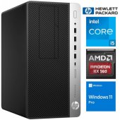 ProDesk 600 G4 MT i5-8400 16GB 512SSD M.2 NVME RX560 4GB W11Pro ReNew