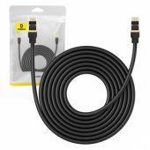 Network cable cat.8 Ethernet RJ45, 40Gbps, 8m (black)