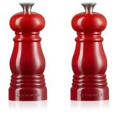 Salt and pepper mill set 11cm Red