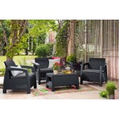 Garden furniture Bahamas Set Grey