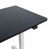 Desk ERGO LIGHT with 1 motor 120x60cm, white/ black