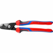 KNIPEX StepCut XL cable shears 95 12 225, cutting pliers (red/ blue, le
