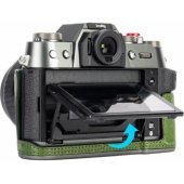 4711 Leather Half Case Kit for Fujifilm X-T50 Green