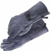 Heat resistant leather gloves