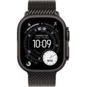 Watch Ultra 3 49mm Black Titanium/ Black Titanium Milanese Loop -Medium