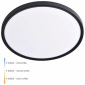 LED Влагозащищенный светильник 18W, 3CCT, 2160Lm, IP44, Ø 230x25