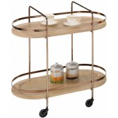 Serving Cart GENOVA Light Brown