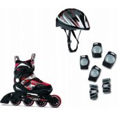 Fila J-One Combo 3 recreational adjustable roller skates black r. 28-3