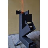 Wood turbo stove