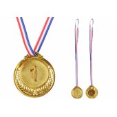 Gold Medal First Place Prize Trophy Zinc 6.5cm