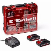 Einhell Cordless Impact Drill TE-CD 18/ 2 Li-i +64, 18V (red/ black, 2x