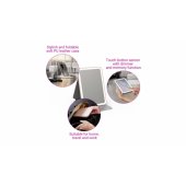 CM 400 LED Table mirror white