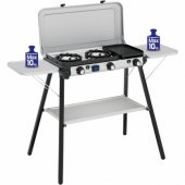 Campingaz Camping Kitchen 2 Multi Cook Plus (grey, 2 hobs 2x 1.8 kW +