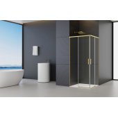 Firenze Gold 90X90X195, stikls 6mm Easy Clean