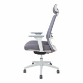 Task chair SANTO grey mesh fabric