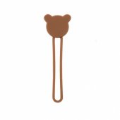 Silicone cable reel brown