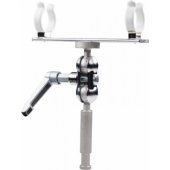 T12 holder for 1 tube with ball head yoke with swivel pin