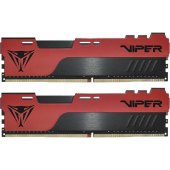 Viper Elite II Black/ Red 64GB DDR4 3600MHZ DIMM PVE2464G360C0K