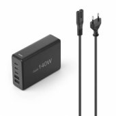 00201978 Charging Station With 3xUSB-C/ 2xUSB-A 140 W Black