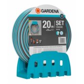 GARDENA wall hose holder with classic hose (20 meters, with connection