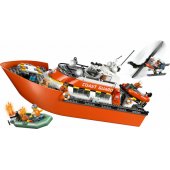 60504 Coast Guard Rescue Boat and Helicopter