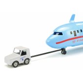 SIKU WORLD airliner toy vehicle (light blue, with accessories)