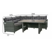 PAVIA 21091 Set Dark Grey