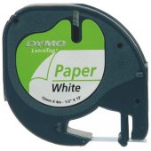 Label Tape LT S0721510 Black on White