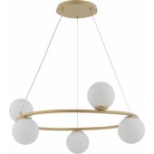 Sigma Pendant Lamp Modernistic GAMA KO?O Sigma 5-point lamp gold.