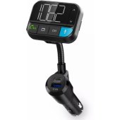 Car FM transmitter Gooseneck PD 20W Black