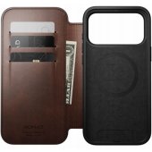 Modern Leather Folio iPhone 17 Pro Max Burgundy