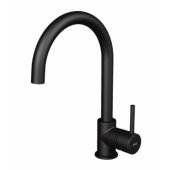 kitchen sink mixer Mio Style, high, matte black