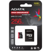 High Endurance 256GB micro SDXC Сlass 10 + Adapter