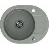 Steiner CUBA 216 Steingran granite gray 1-bowl sink z/ o
