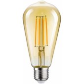 LED Диммируемая филаментная лампа E27, ST64, 10W, 1100lm, 3000K