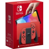 Switch OLED Model Mario Red