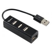 H-204 4 Ports Black