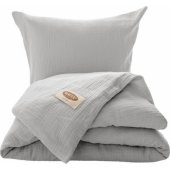Bedding Set 160x200cm Grey