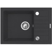 Bali (62x44) 1B1D Black + Flessi Black Edition Faucet