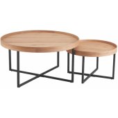 Misic Set D60xH38 / D90xH46 Oak 2pcs