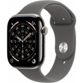 Watch Series 11 Cellular 42mm Natural Titanium / Stone Grey Sport S/ M