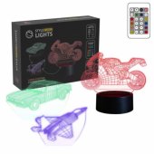 SNL121RGB LED lamp Light decoration Vehicles 2 RGB 3D