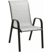 Dublin Table and 6 Chairs Silver Grey